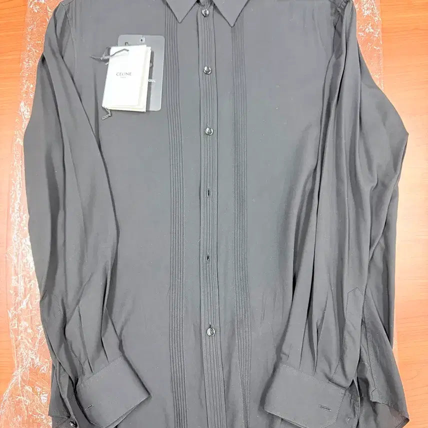 [BUNJANG] Celine Viscose Black Shirt / 셀린느 비스코스 블랙 셔츠