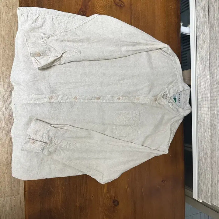 [BUNJANG] Soare Essential Tencel Linen Shirt Oatmeal L / 수아레 에센셜 텐셀 린넨셔츠 오트밀 L사이즈 판매합니다!