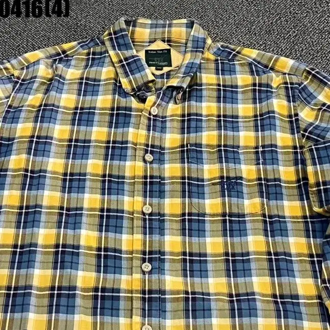 [BUNJANG] Henry Cotton Checkered Shirt Men&