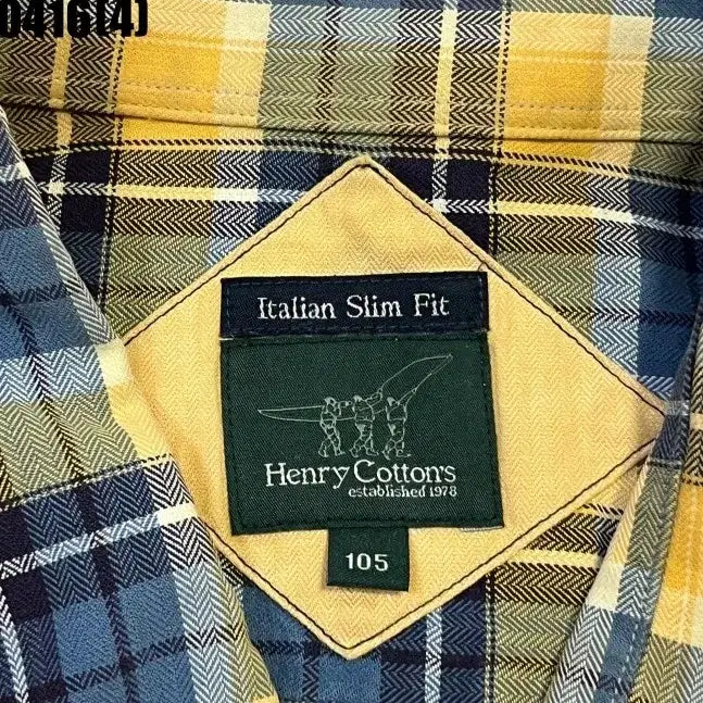 [BUNJANG] Henry Cotton Checkered Shirt Men&