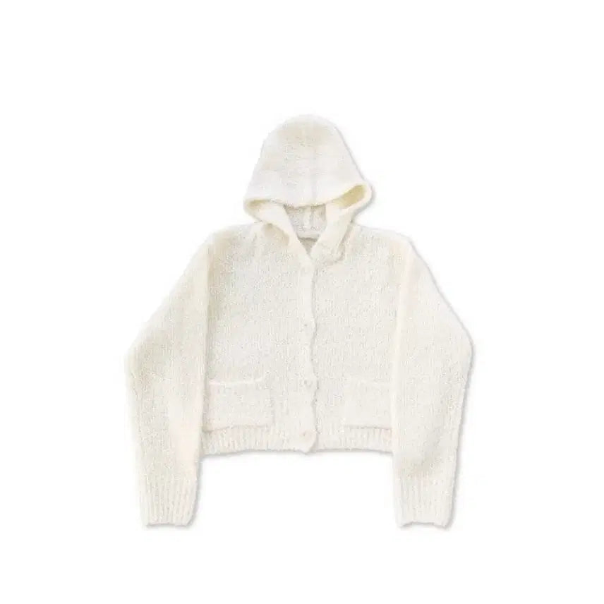 [BUNJANG] Lazy Shop Rothy Knit Hooded Cardigan / 레이지샵 로티 니트 후드 가디건