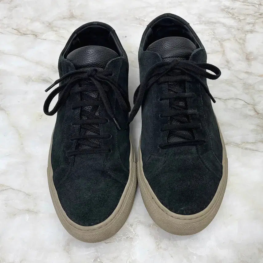 [BUNJANG] Common Projects Achilles Low Charcoal Suede Sneakers Size 41 / 커먼프로젝트 (아킬레스 로우) 남성 차콜 스웨이드 스니커즈 41 265