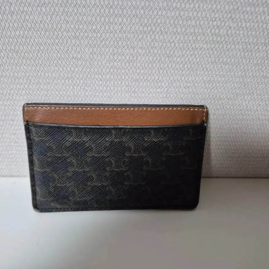 [BUNJANG] Celine Triomphe Canvas Card Holder / 정품 셀린느 정품 트리옹프 캔버스 카드 지갑 카드홀더 팝니다