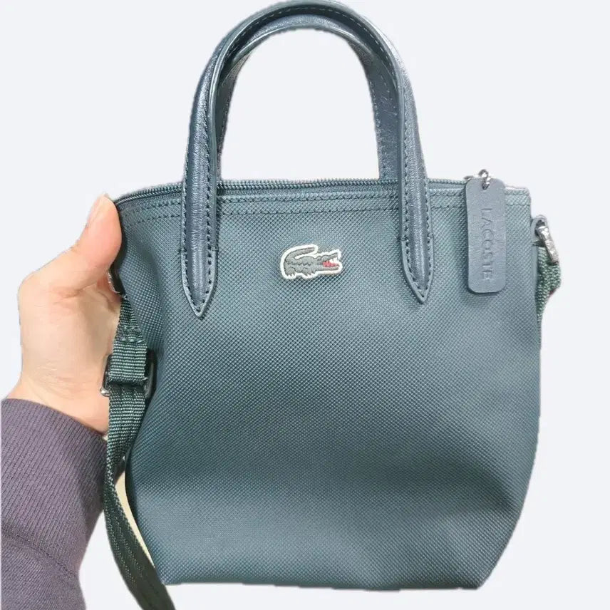 [BUNJANG] Lacoste Mini Tote Crossbody Bag / 라코스테 미니 토트백 크로스백 가방