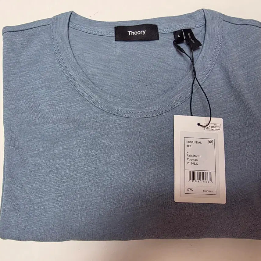 [BUNJANG] Theory Essential Air Slub Cotton T-Shirt L / 띠어리 에센셜 에어 슬럽 코튼 티셔츠 L 105 정가 14만원
