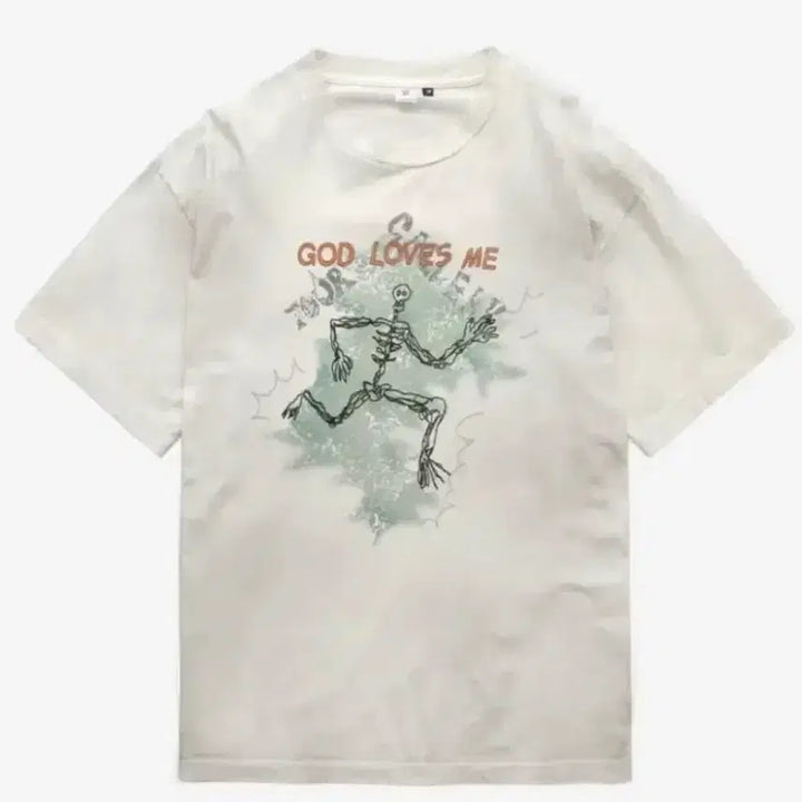 [SOLD OUT] (4) 폴리테루 라이트닝 퍼플그레이/더티화이트 반팔 티셔츠