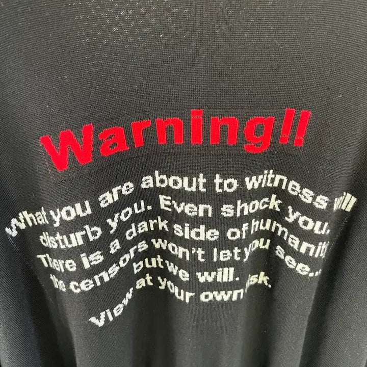 [BUNJANG] VETEMENTS Warning Turtleneck / [M] 베트멍 warning 터틀넥