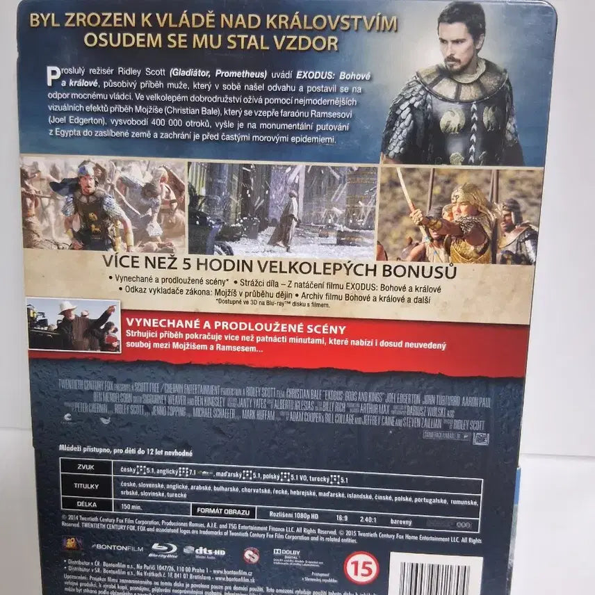 [BUNJANG] Exodus: Gods and Kings 3D Blu-ray Steelbook / 엑소더스: 신들과 왕들 3D 블루레이 스틸북