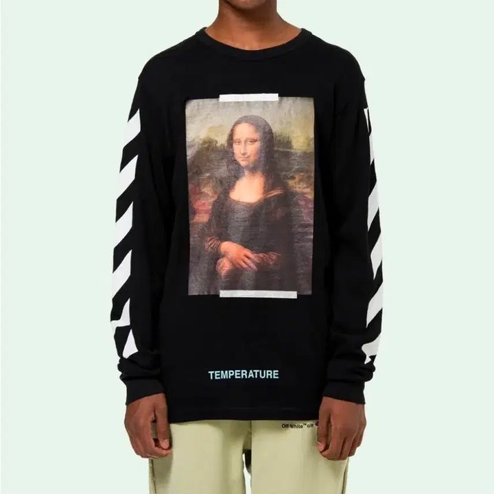 [BUNJANG] Off-White Mona Lisa Long Sleeve T-shirt / 오프화이트 모나리자 롱 슬리브티