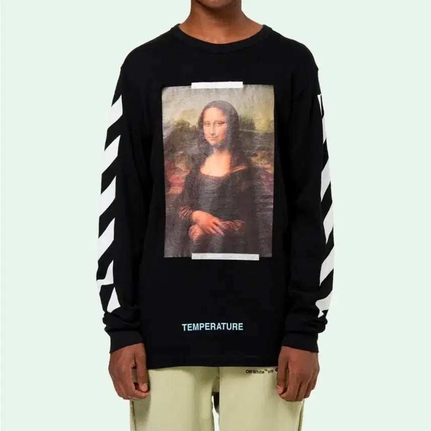 [BUNJANG] Off-White Mona Lisa Long Sleeve T-shirt / 오프화이트 모나리자 롱 슬리브티