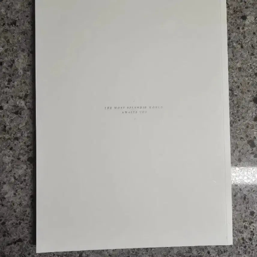 [BUNJANG] XIA Junsu Siaspace Photobook / 김준수 시아스페이스 포토북