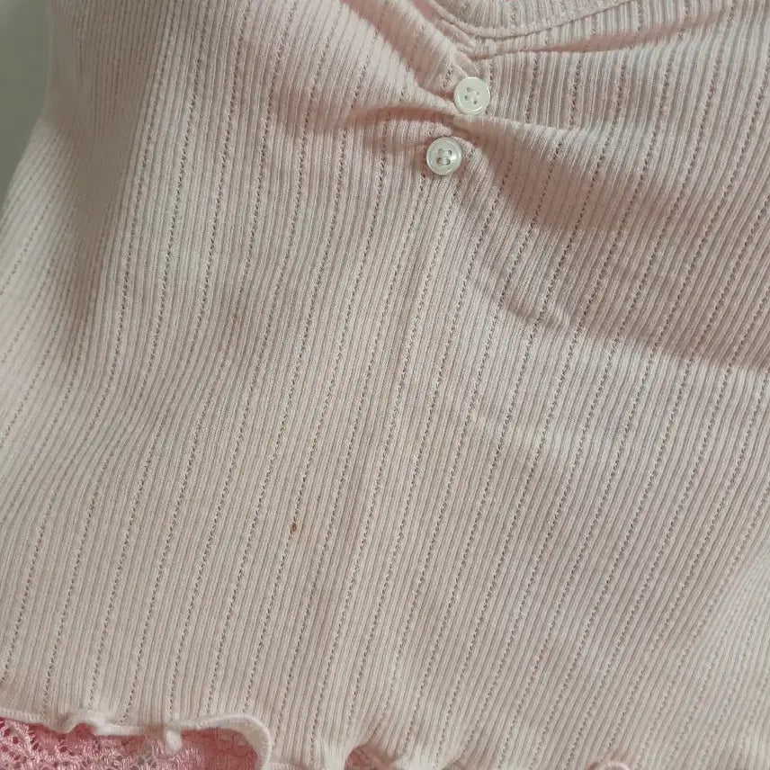[BUNJANG] Femme Muse Pink Lace 4-Piece Set / 팜므뮤즈 세트