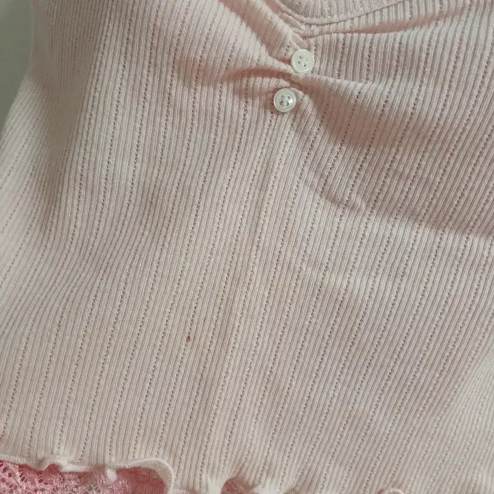 [BUNJANG] Femme Muse Pink Lace 4-Piece Set / 팜므뮤즈 세트