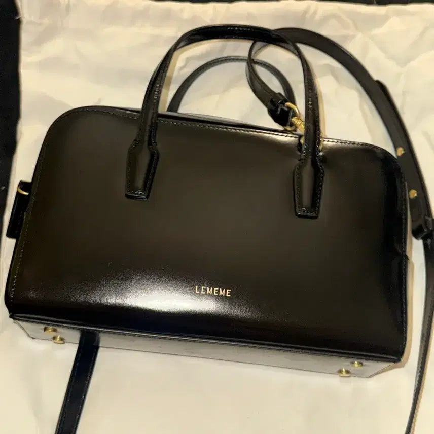 [BUNJANG] Lememe Sac Jour Black Tote Bag / 르메메 삭쥬르 블랙 토트백