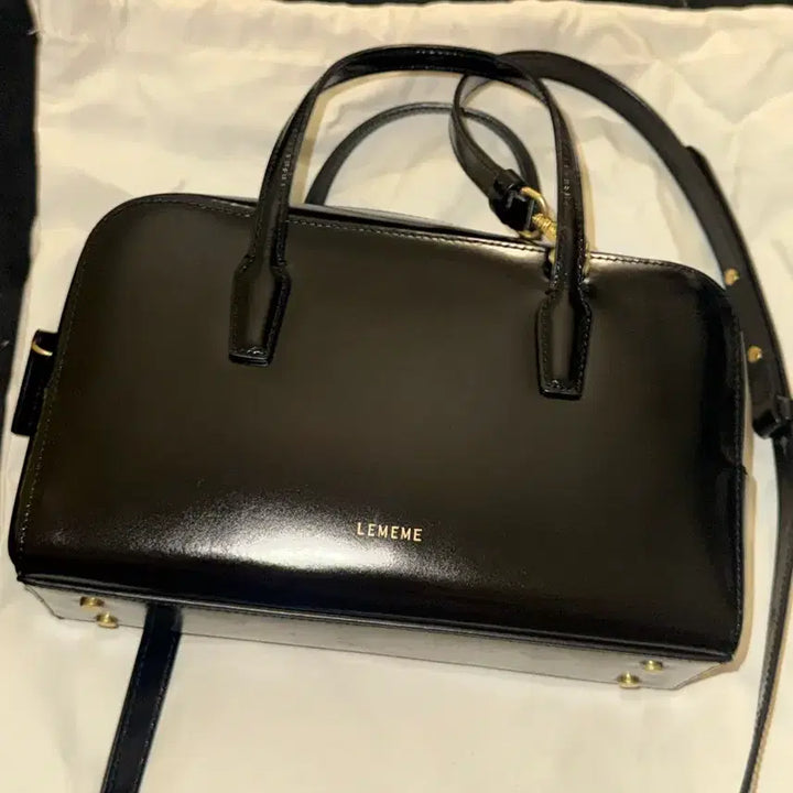 [BUNJANG] Lememe Sac Jour Black Tote Bag / 르메메 삭쥬르 블랙 토트백