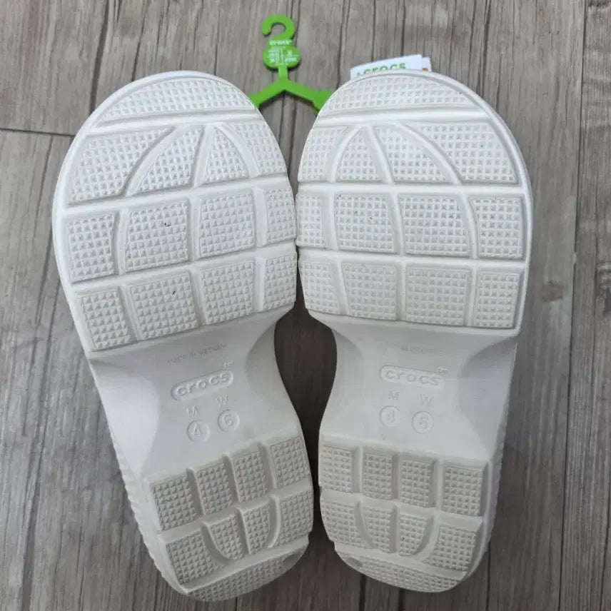[BUNJANG] Crocs Classic Slide White Sandals / 크록스 클래식 슬라이드 화이트 M4/W6