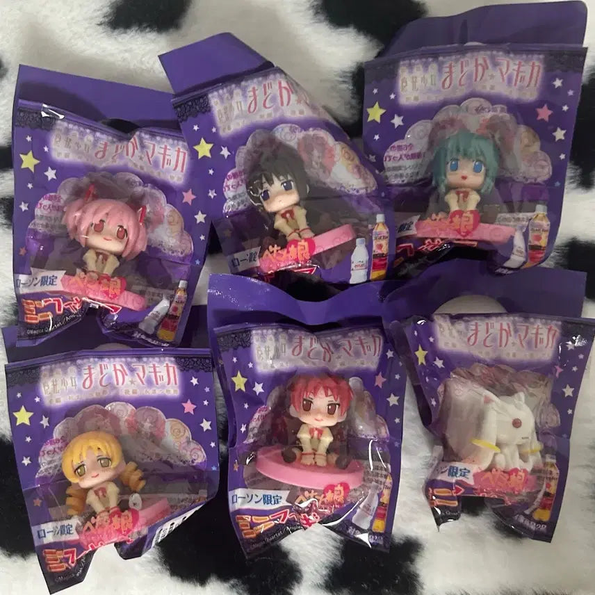 [BUNJANG] Madoka Magica Homura and Madoka Mini Figure Bundle Set / 미개봉) 마마마 로손 고전 미니 피규어 일괄 호무라 마도카