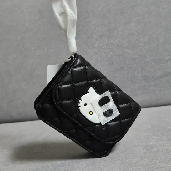 [BUNJANG] Hello Kitty Pink Quilted Card Wallet / 헬로키티 핑크 퀼팅 카드지갑 로리즈팜 미퍼센트