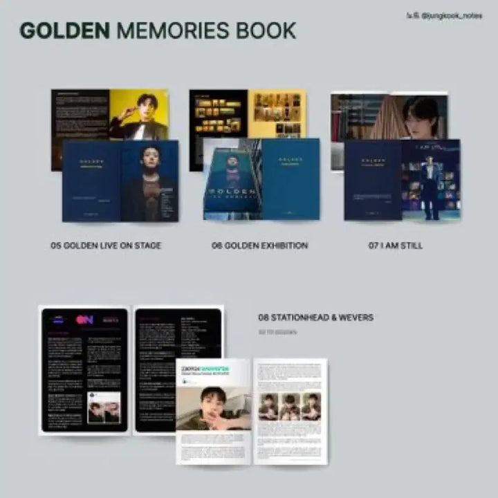[BUNJANG] Note Jungkook Seven + Golden Memories Book Interview BTS Unofficial Photocard / 정국 노트님 세븐 + 골든 메모리즈 북 인터뷰 방탄 비공굿 비공식 포카
