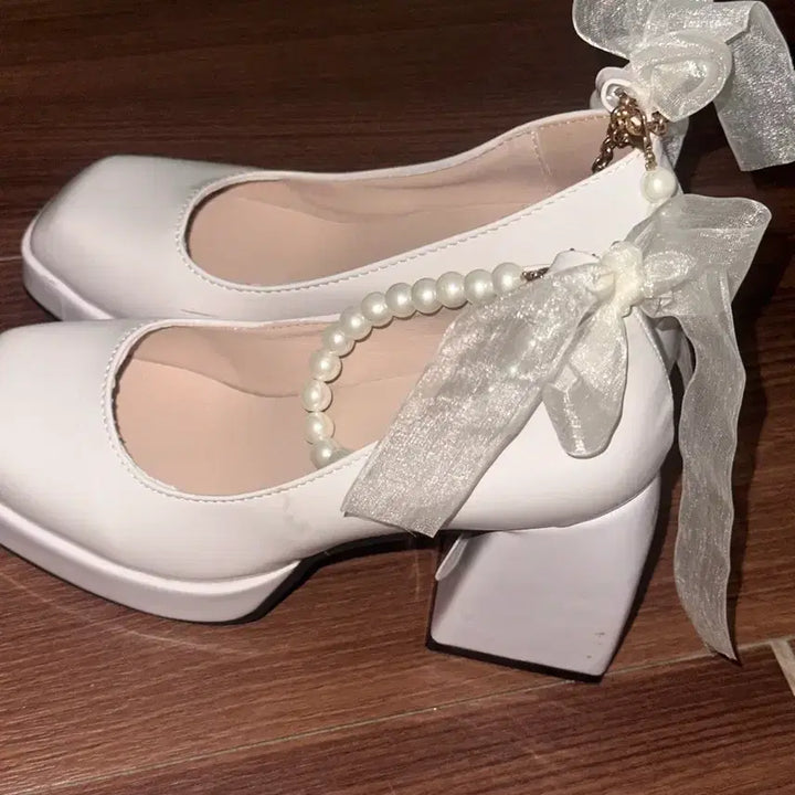 [BUNJANG] Mary Jane Platform Shoes for Rent/Sale / 반택 가능 통굽 메리제인 슈즈 대여 졸사 경성의복 개화기