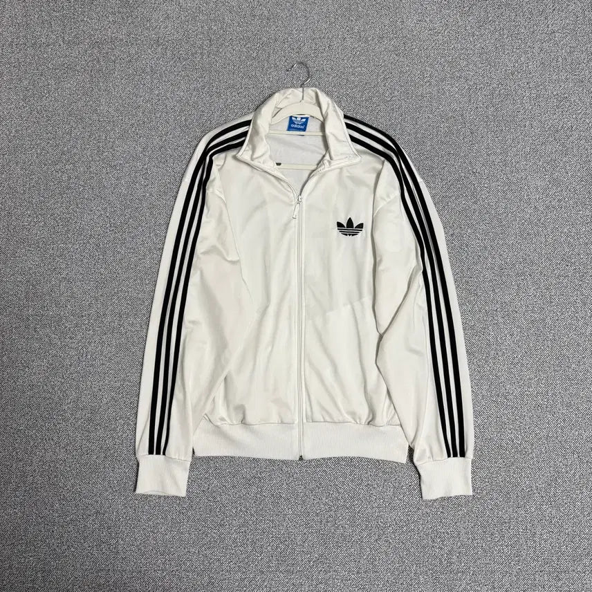 [BUNJANG] Adidas Firebird Track Top Jersey White Black L / 아디다스 파이어버드 져지 화이트 블랙 L 트랙탑