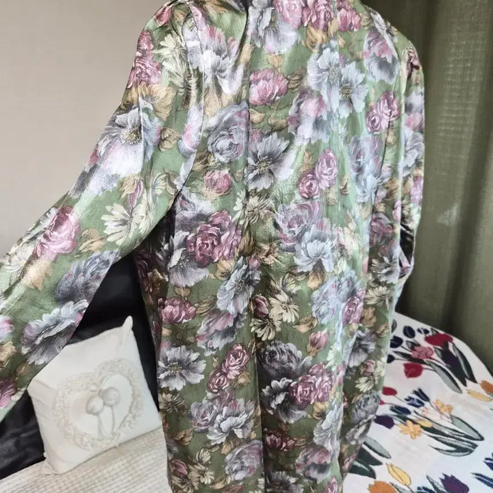 [BUNJANG] Reversible Silket Jacquard Trench Jacket / 고퀄라인 리버시블 실켓자가드 트렌치자켓