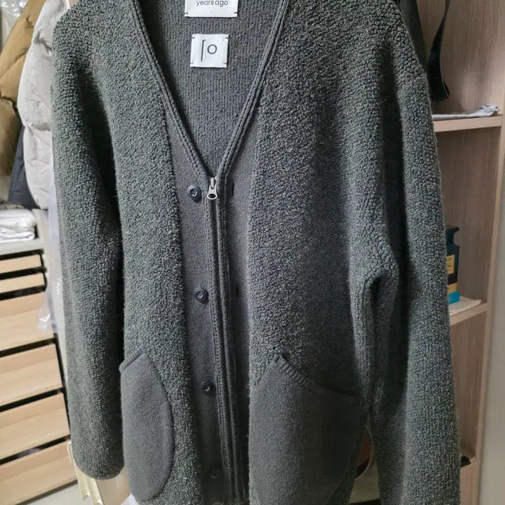 [BUNJANG] Years Ago Baby Alpaca Knit Zip Jacket / 이얼즈어고 베이비 알파카 니트 집업 자켓 1사이즈