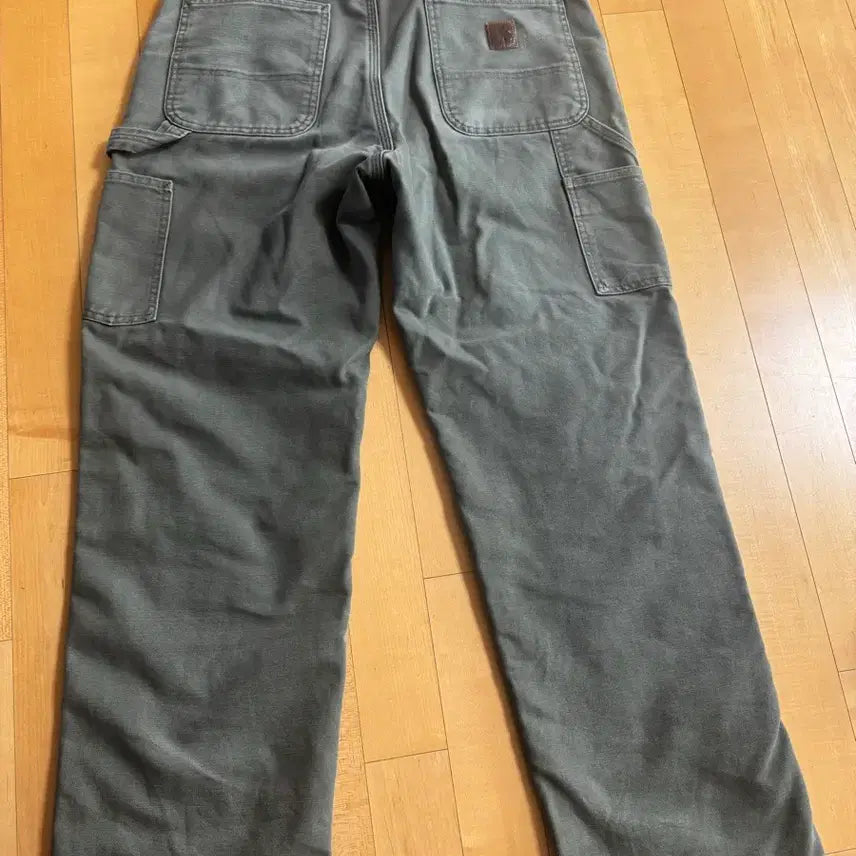 [SOLD OUT] (34)칼하트 usa 체크라이닝 모스그린 카펜터 워크팬츠