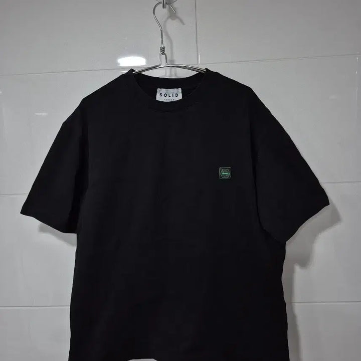 [BUNJANG] Solid Homme Black Short Sleeve T-Shirt Size 100/48 / 솔리드 옴므 블랙 반팔 티셔츠 100/48ㄷ