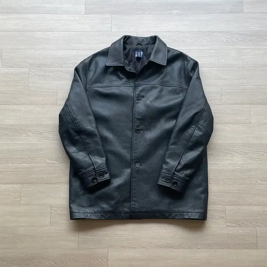 [BUNJANG] Old Gap 90s Leather Car Coat Men&