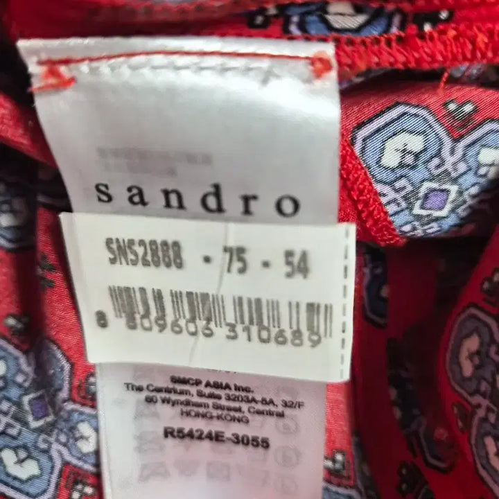 [SOLD OUT] 레드 플라워 패턴 롱 원피스