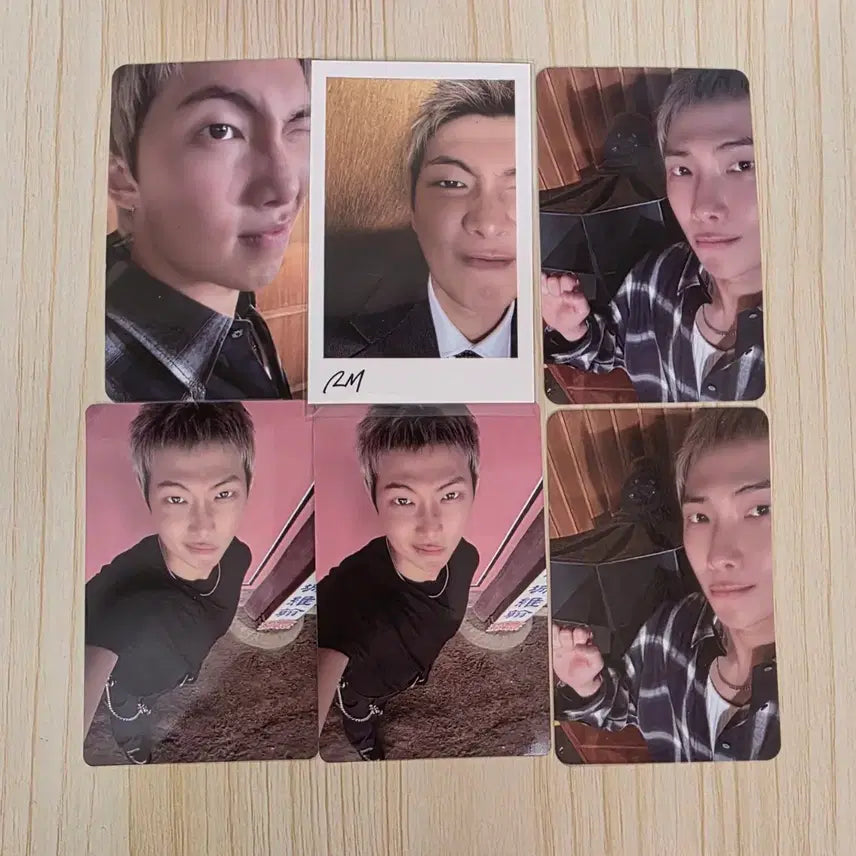 [SOLD OUT] 일괄 RM 남준) 방탄 아리랑 타겟 특전 포카 디럭스 lp포카 앨포