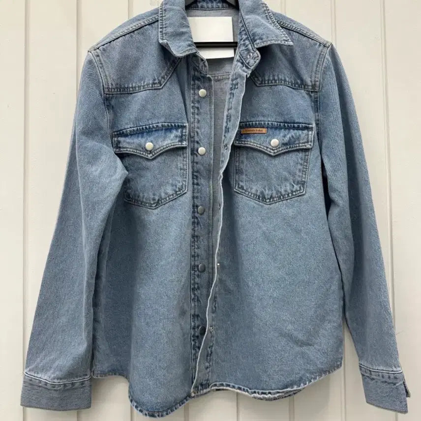 [BUNJANG] Bel201 Denim Shirt Jacket / 벨201_데리 연청 데님 남방 자켓