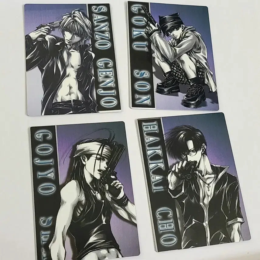 [BUNJANG] Saiyuki 4-Type Illustration Card Set / 최유기 일러스트 카드 4종 세트