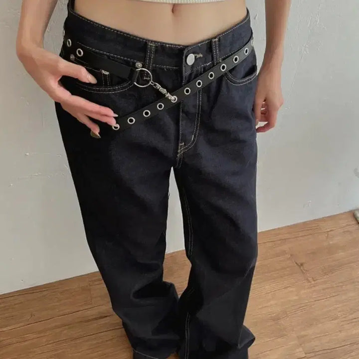 [BUNJANG] Greeny Door Eyelet Keyring Belt / 그리니 도어 아일렛 키링 벨트 (품절, 미사용)