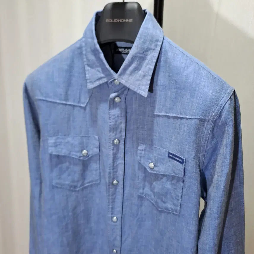 [BUNJANG] Dolce &amp; Gabbana Western Shirt / (새제품) 돌체앤가바나 웨스턴 셔츠 M B765