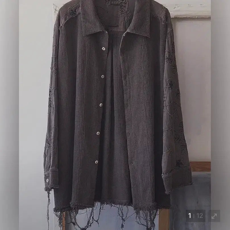 [BUNJANG] Naaanaaa Dying Flower Shirt / [새상품] 나아나나 다잉 플라워 셔츠