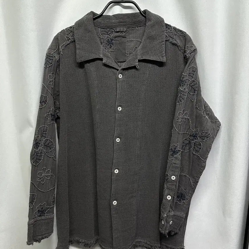 [BUNJANG] Naaanaaa Dying Flower Shirt / [새상품] 나아나나 다잉 플라워 셔츠