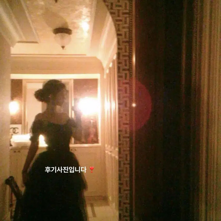[BUNJANG] Black Off-Shoulder Evening Dress Rental / 고퀄 블랙 이브닝드레스 졸업사진 대여