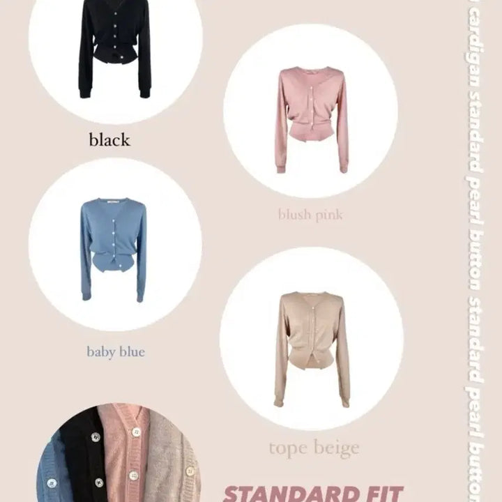 [BUNJANG] Rozeline Standard Pearl Cardigan / (새 상품) 로젤린 스탠다드 펄 가디건