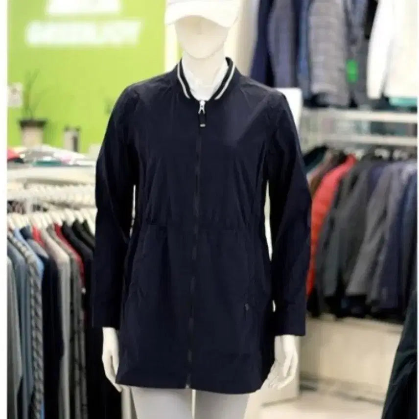 [BUNJANG] Greenjoy Navy Windbreaker Jacket (95) / (새상품) 그린조이 네이비 바람막이 점퍼 (95)