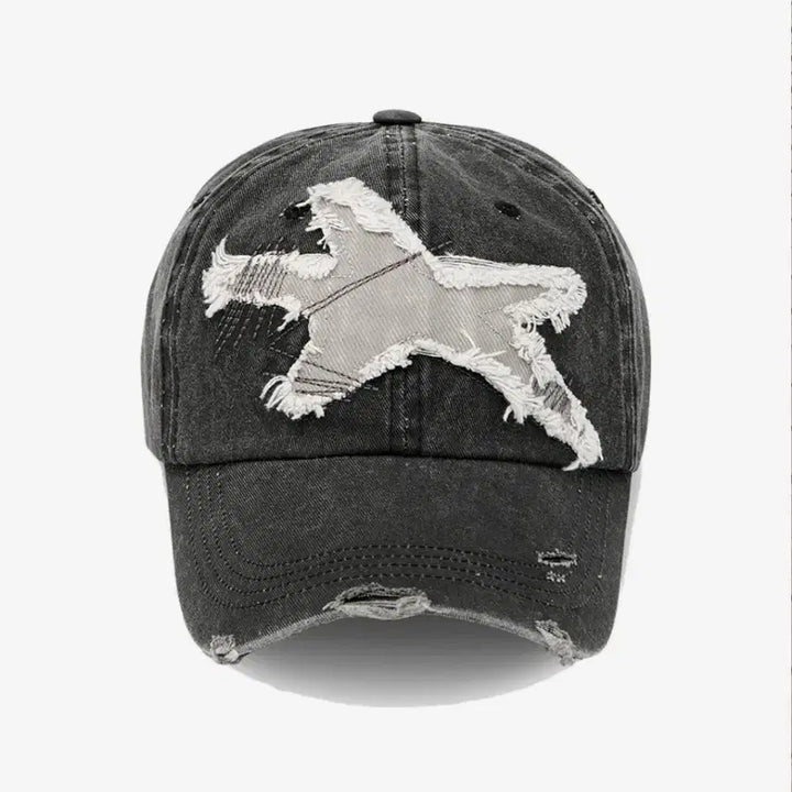 [BUNJANG] Main Booth Starfish Damage Ball Cap Gray / 메인부스 Starfish Damage 볼 캡 그레이