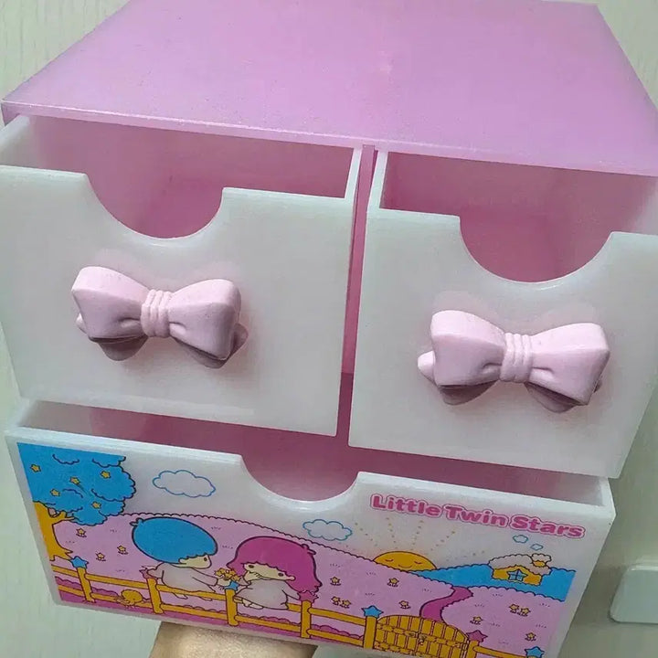 [SOLD OUT] 고전 키키라라 서랍장 리틀트윈스타 보관함 케이스 미니 수납함