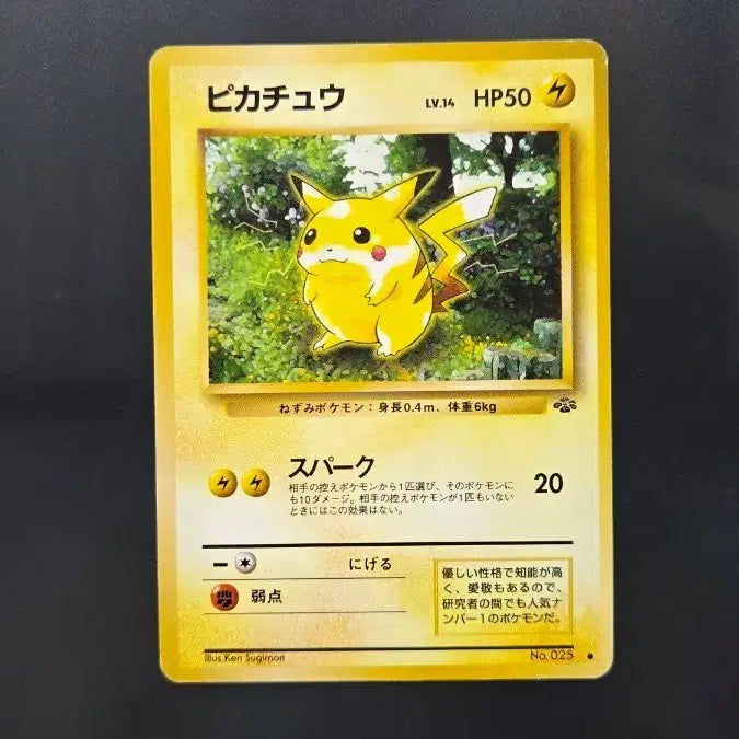 [BUNJANG] Pokemon Jungle Pikachu Japanese First Edition Card / 포켓몬카드 정글 피카츄 일본판초판