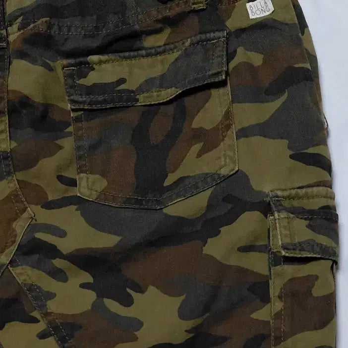 [BUNJANG] Billabong Vintage Camo Cargo Mini Skirt / [L] 빌라봉(Billabong) 빈티지 카모 카고 미니 스커트