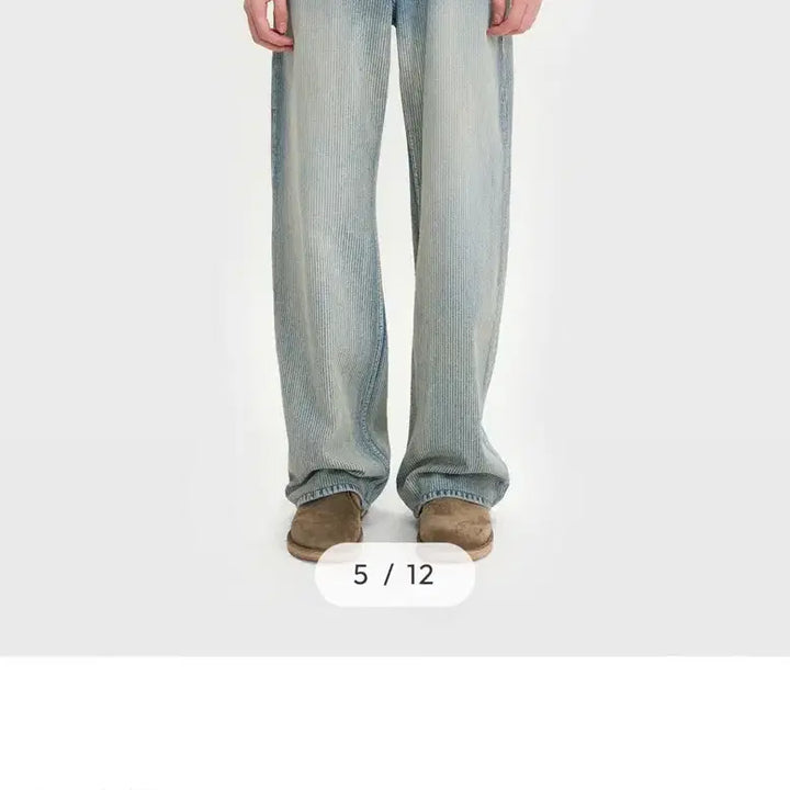 [BUNJANG] Vellie True Wide Denim Pants - Light Whale Indigo / [새상품] 벨리에 트루 와이드 데님 팬츠 - 라이트 웨일 인디고