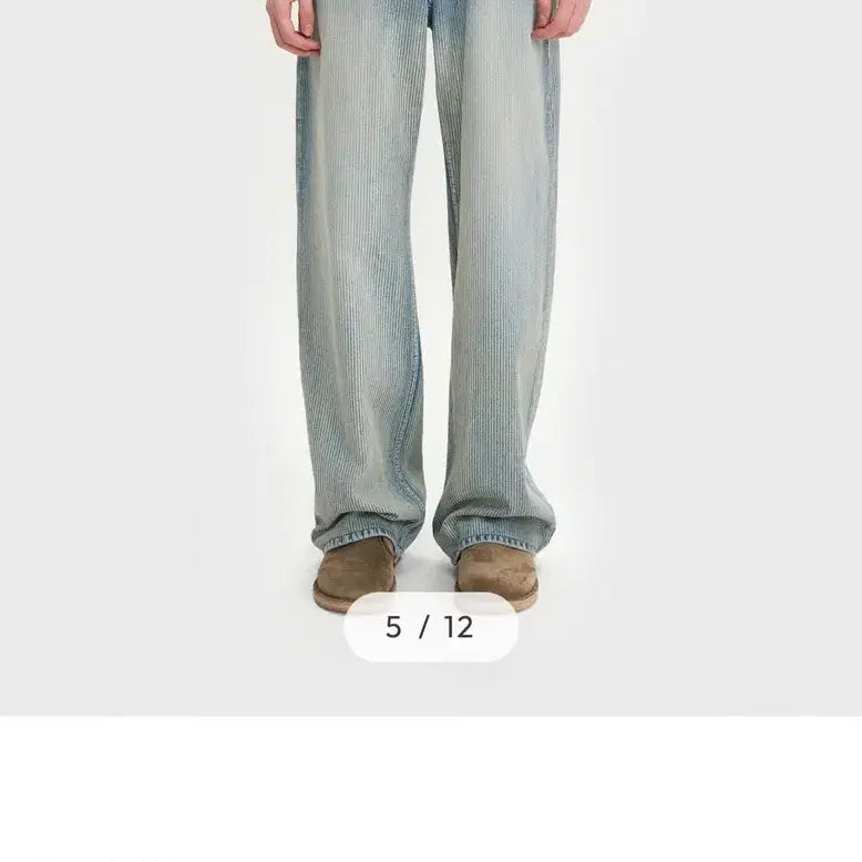 [BUNJANG] Vellie True Wide Denim Pants - Light Whale Indigo / [새상품] 벨리에 트루 와이드 데님 팬츠 - 라이트 웨일 인디고