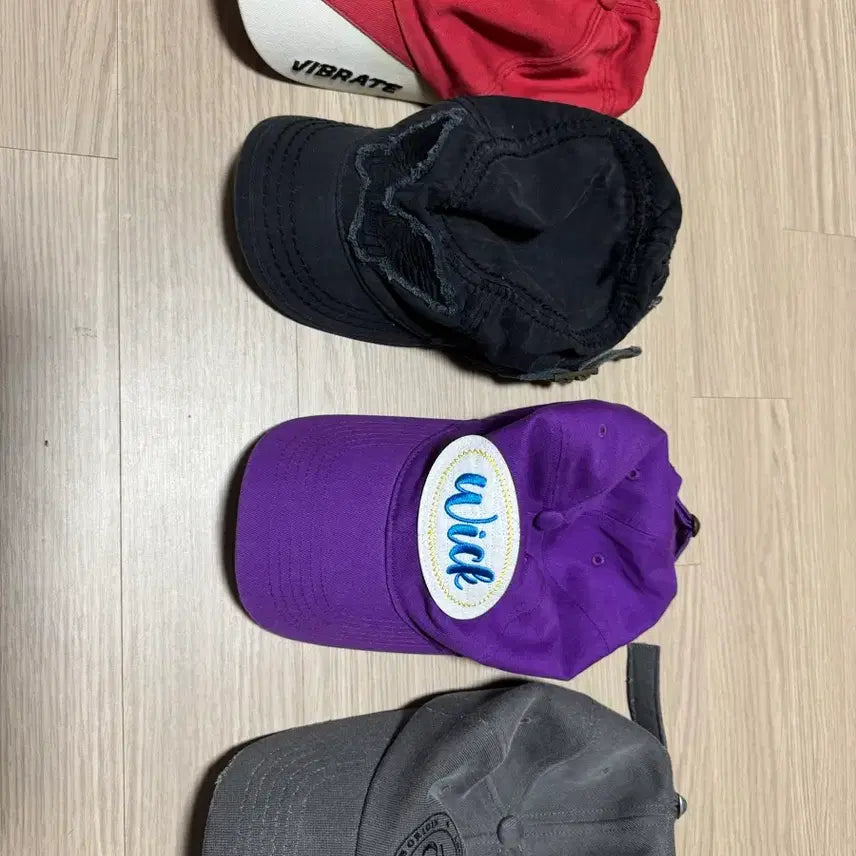 [BUNJANG] Unspecified Brand Baseball Cap Bundle Set / 볼캡 4종 판매