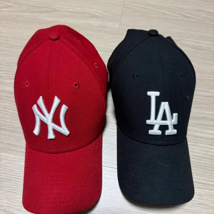 [BUNJANG] MLB Ball Cap Hat Black/Red / MLB 볼캡 모자 블랙