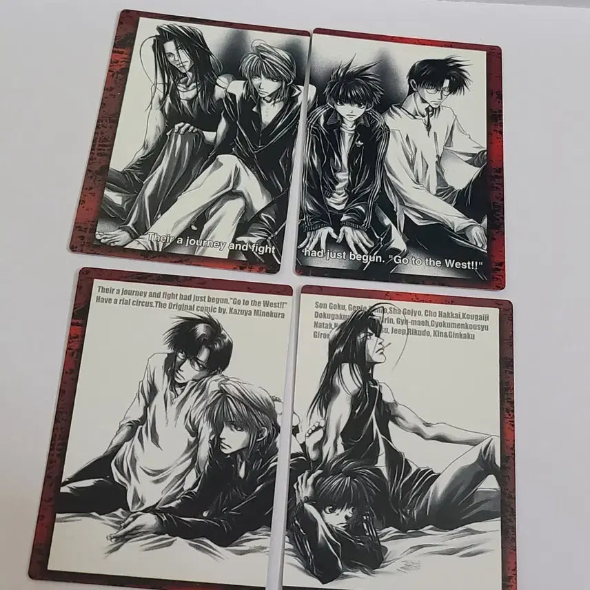 [BUNJANG] Saiyuki Illustration Card 4-Piece Set / 최유기 일러스트 카드 4장 세트